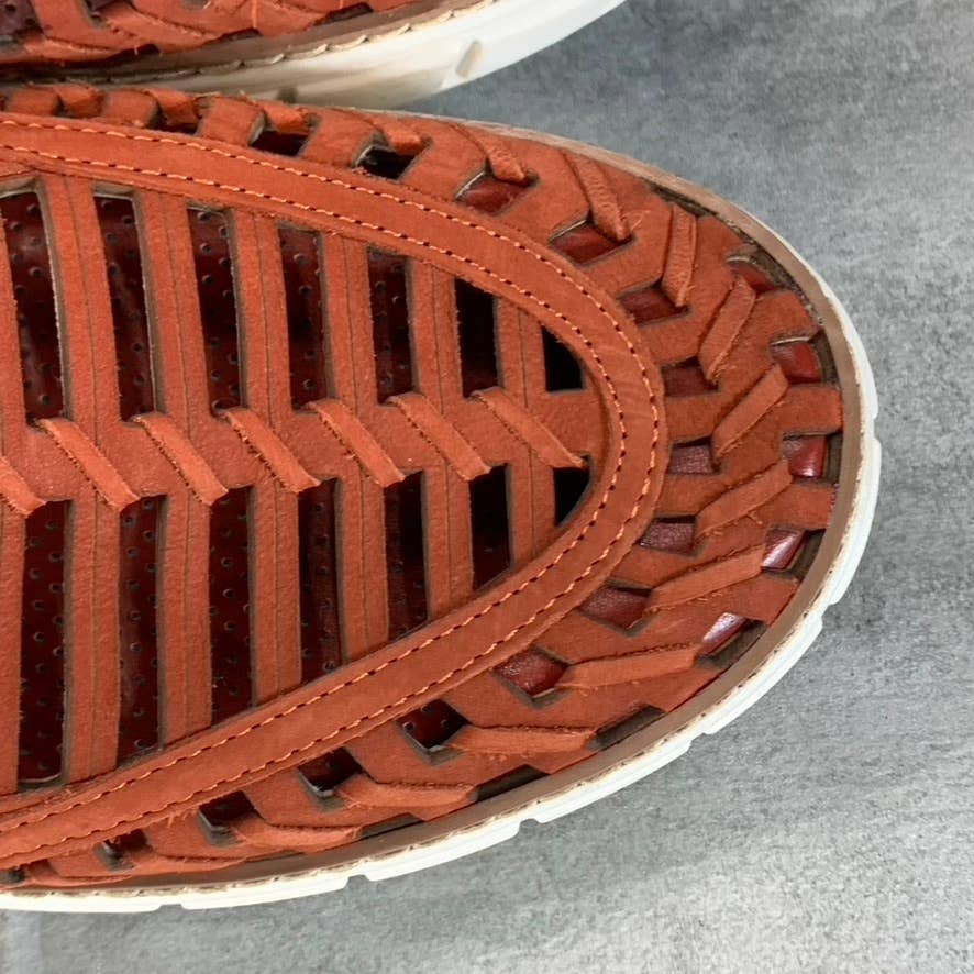 VINCE CAMUTO Women's Rust Romeena Cutout Platform Slip-on Sneakers SZ 8