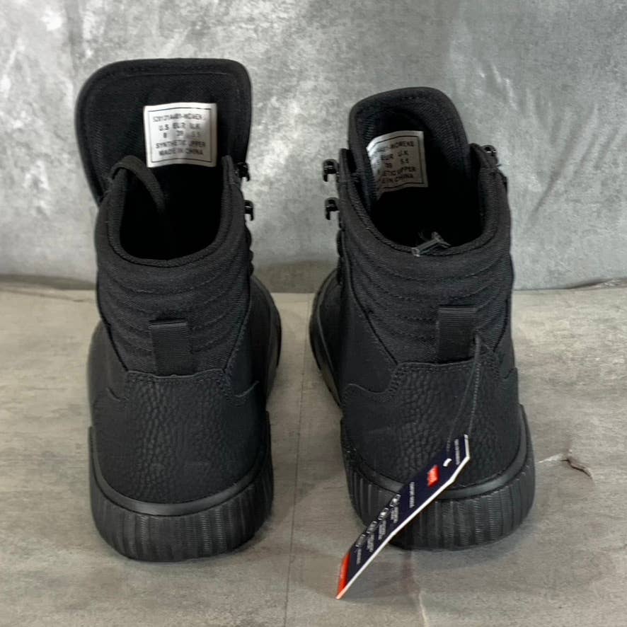 LEVI'S Women's Black Olivia High-Top Platform Lace-Up Sneakers SZ 8