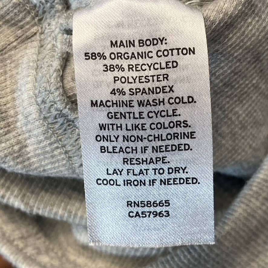 ABOUND Women's Grey Light Heather Ribbed High-Waist Longline Pull-On Bike Shorts SZ XS