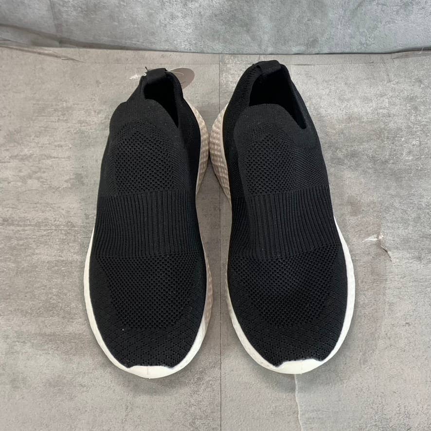 BLONDO Women's Black Knit Sarah Waterproof Slip-On Wedge Sneakers SZ 8