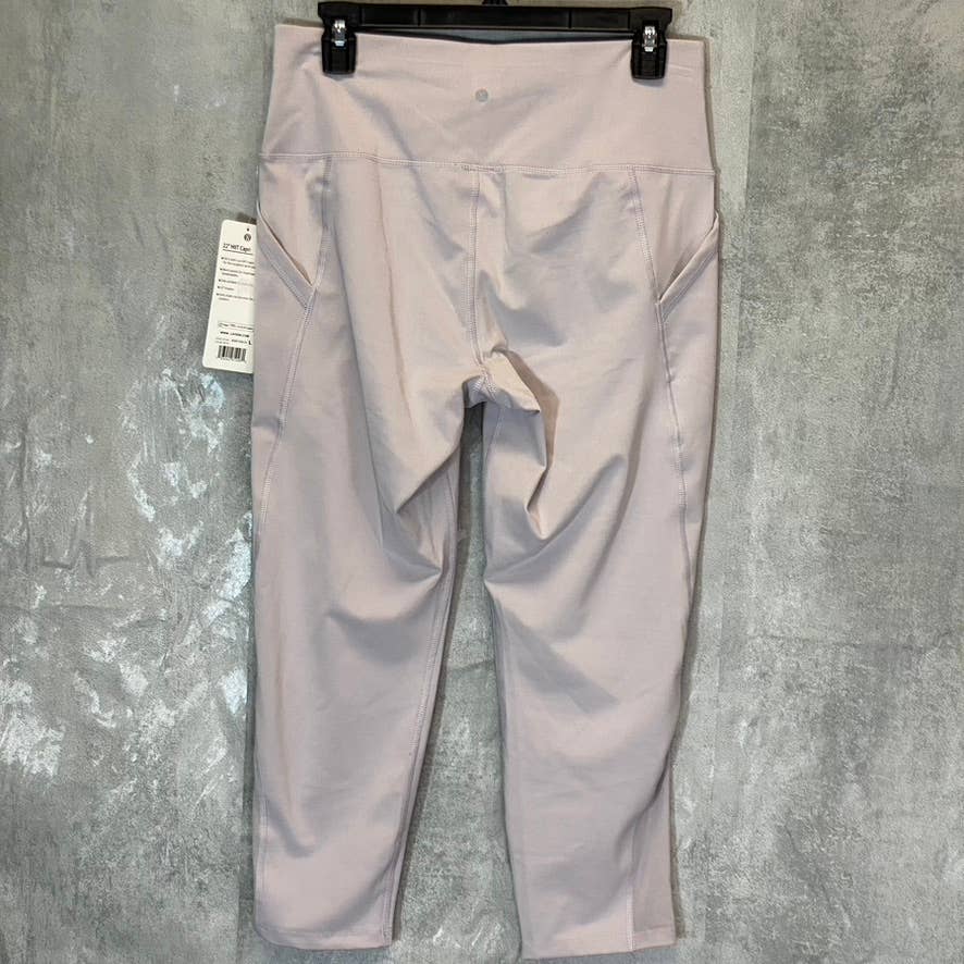 LAYER 8 Women's Putty High-Waist Pull-On Stretch Capri Leggings SZ L