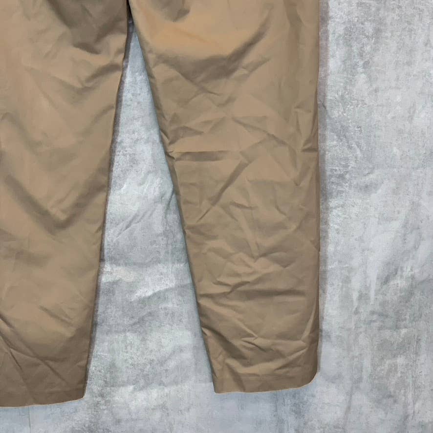 NORDSTROM Men's Tan Desert Smartcare Classic Supima Cotton Straight Leg Pants