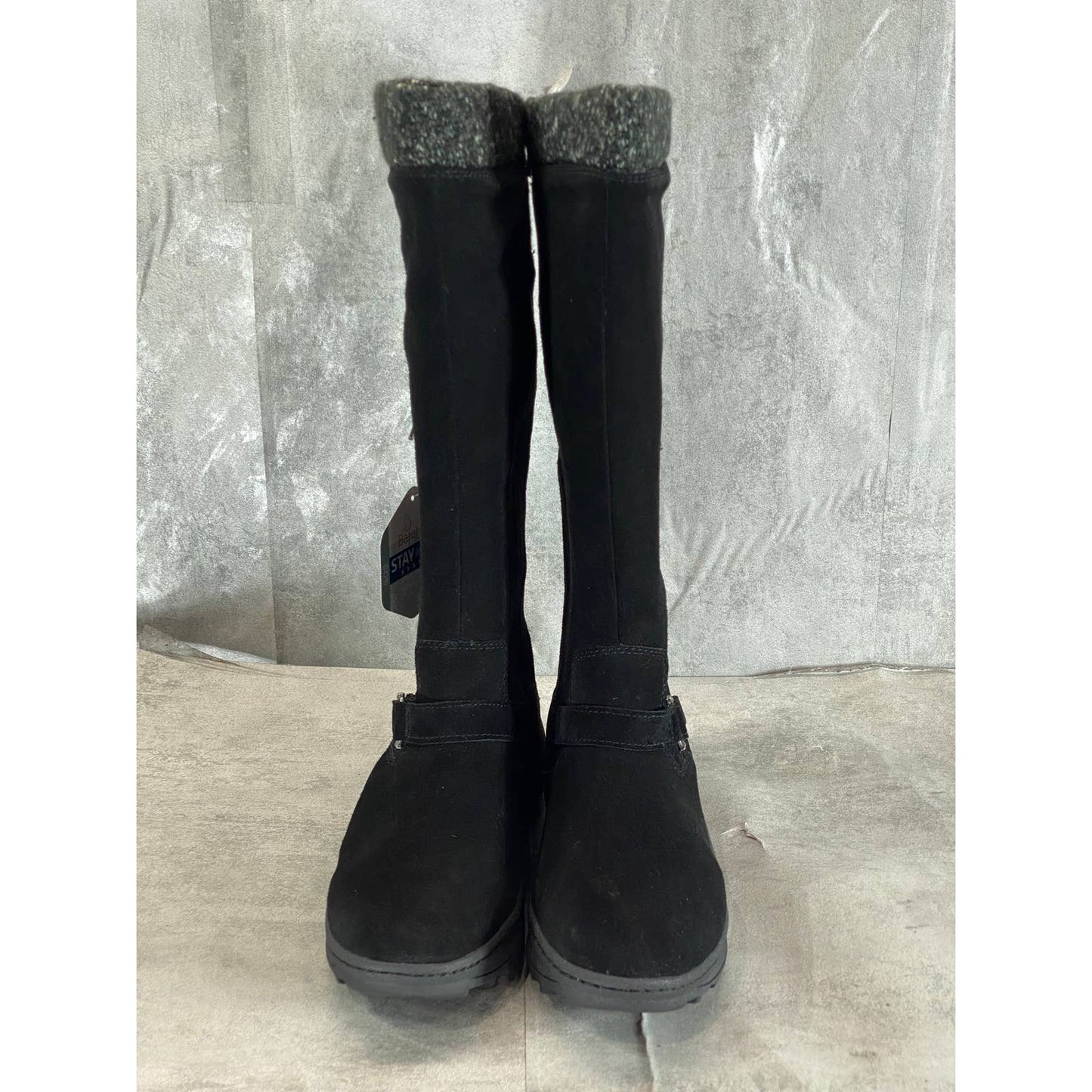 BARETRAPS Women's Black Adele Water Resistant Tall Pull-On Boots SZ 11