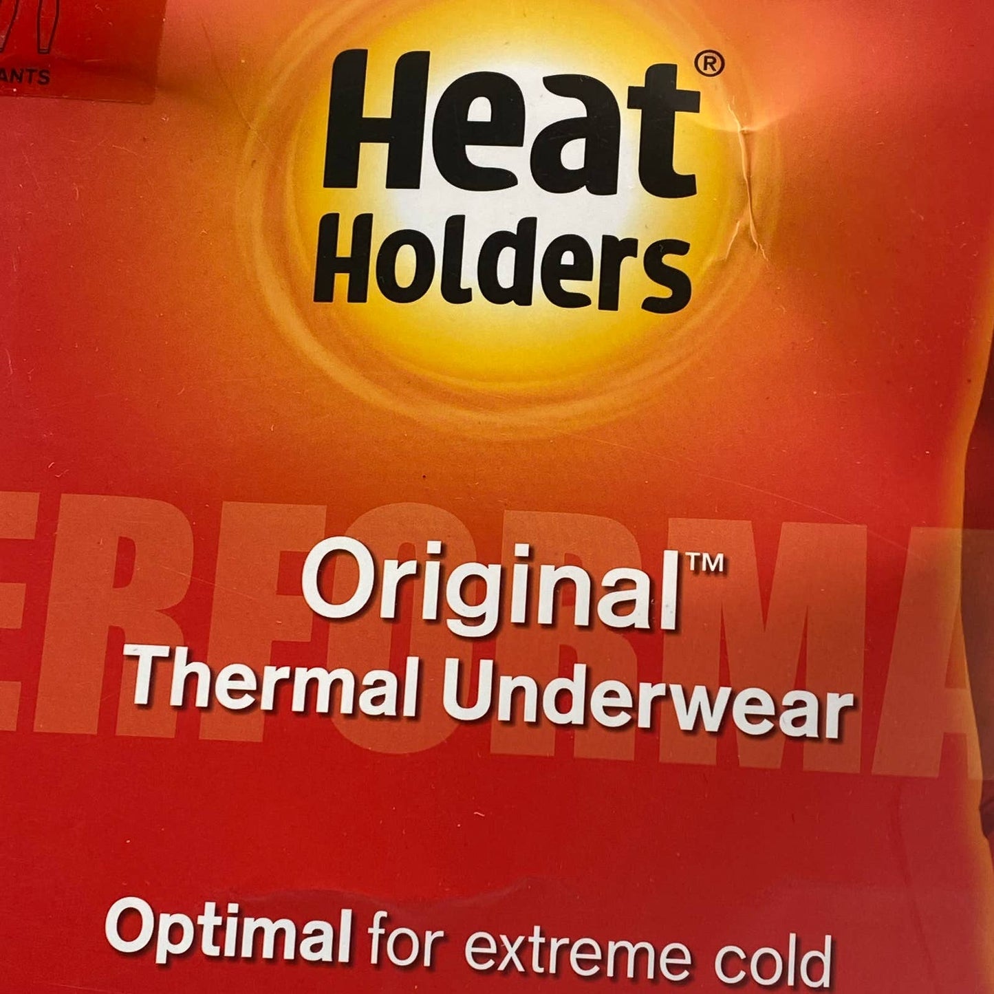 HEAT HOLDERS Men's Black Original Stretch Thermal Pants SZ M
