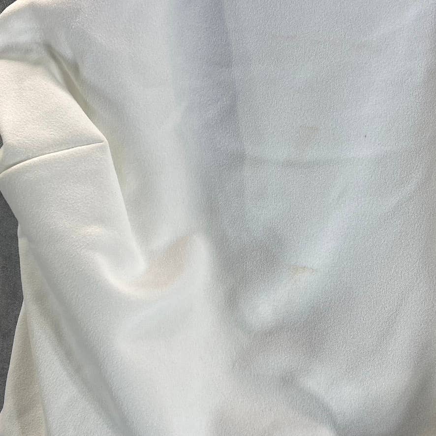 BCX Juniors' Ivory Scalloped Spaghetti Strap Low-Back Bodycon Mini Dress SZ L