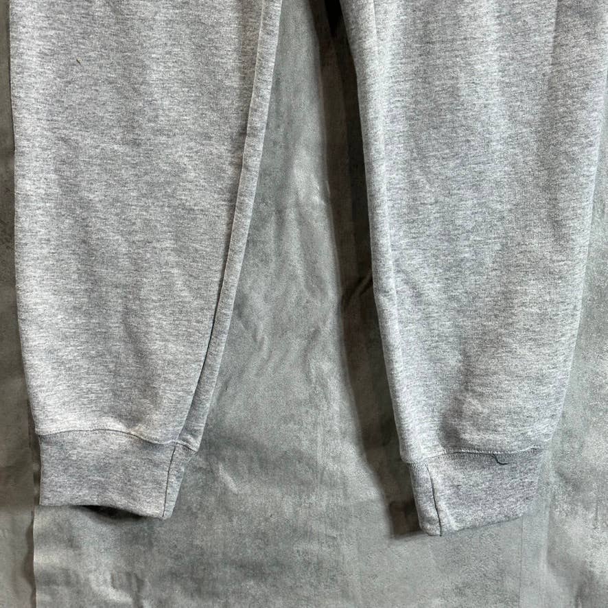 CHAMPION Women's Oxford Grey Powerblend Fleece Drawstring Waist Joggers SZ M