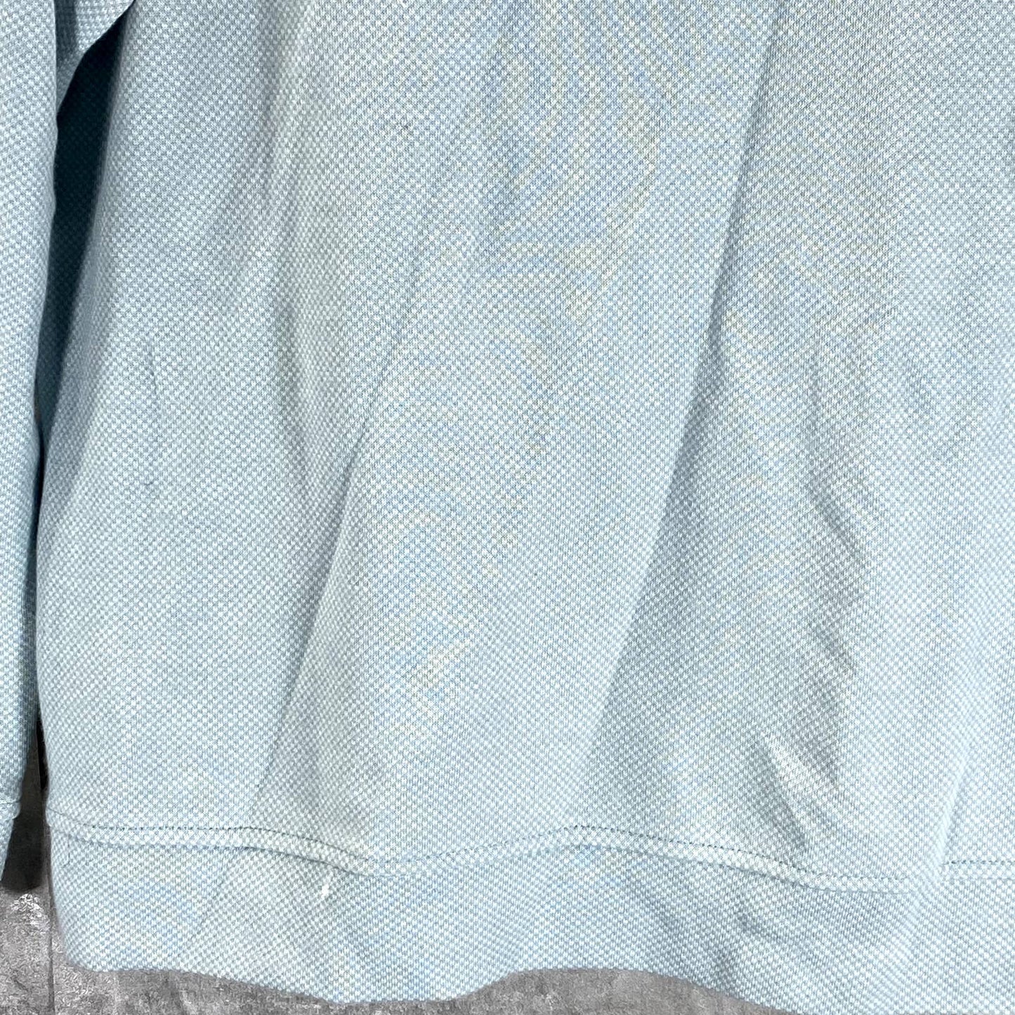 CLUB ROOM Men's Pale Glass Birdseye Mock-Neck Quarter-Zip Pullover Sweater SZ M