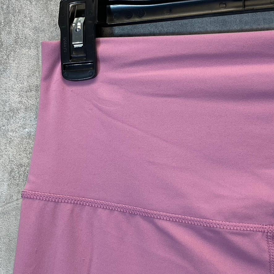 LOVE TREE Women's Pink 4-Way Stretch Wide Waistband Pull-On Leggings SZ L