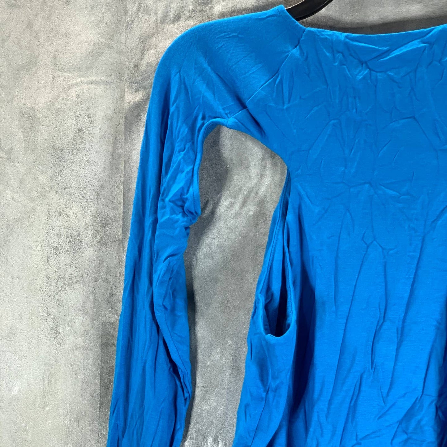 BAR III Zerina Akers Women's Water Pulse Cutout Long Sleeve Knit Top SZ M