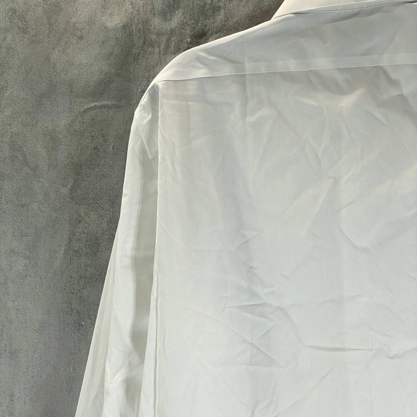 CALVIN KLEIN Men's White Infinite Color Sustainable Slim-Fit Stretch Shirt SZ L