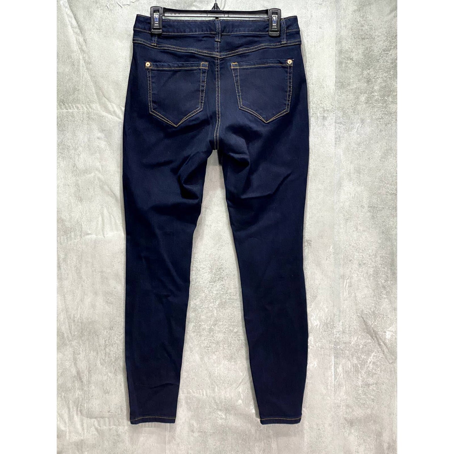 INC INTERNATIONAL CONCEPTS Dark Blue Mid Rise Madison Curvy Skinny Jeans SZ 2/26