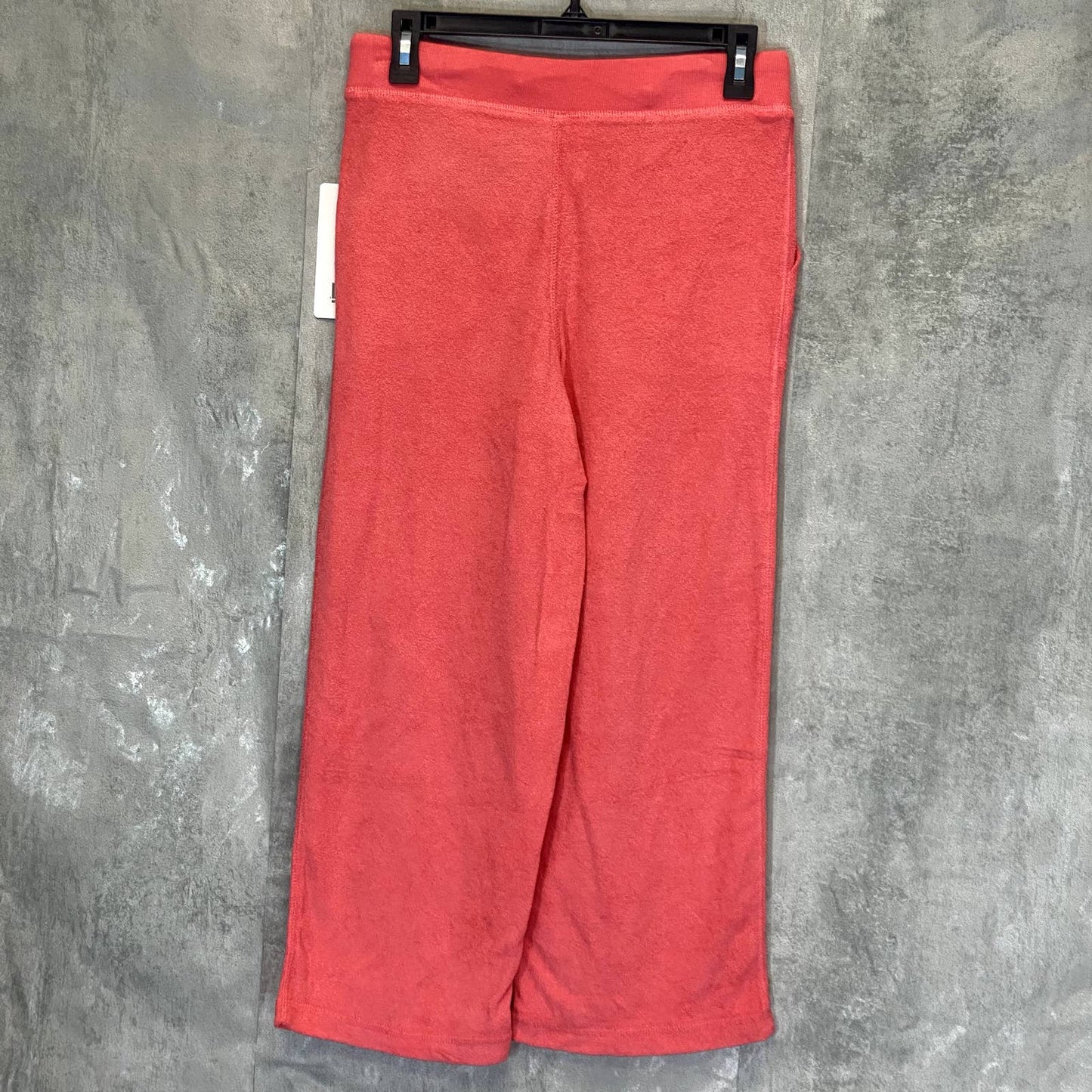 JONES NEW YORK Women's Fresh Coral Textured Drawstring Wide-Leg Pull-On Pants SZ S