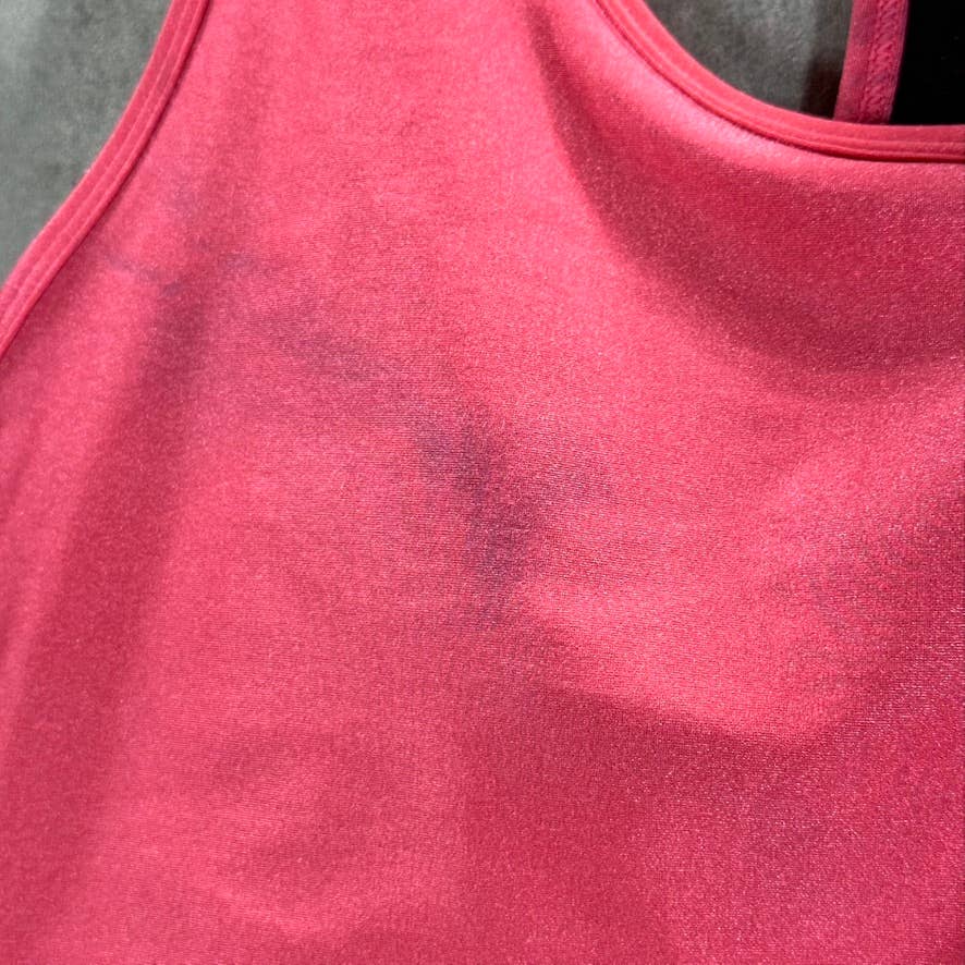 DKNY SPORT Women's Calypso High-Shine Low-Impact Lightweight Racerback Sport Bra