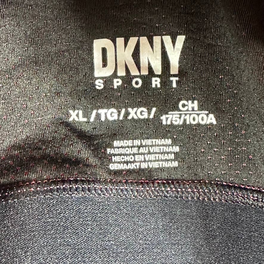 DKNY SPORT Women's Calypso High-Shine Low-Impact Lightweight Racerback Sport Bra