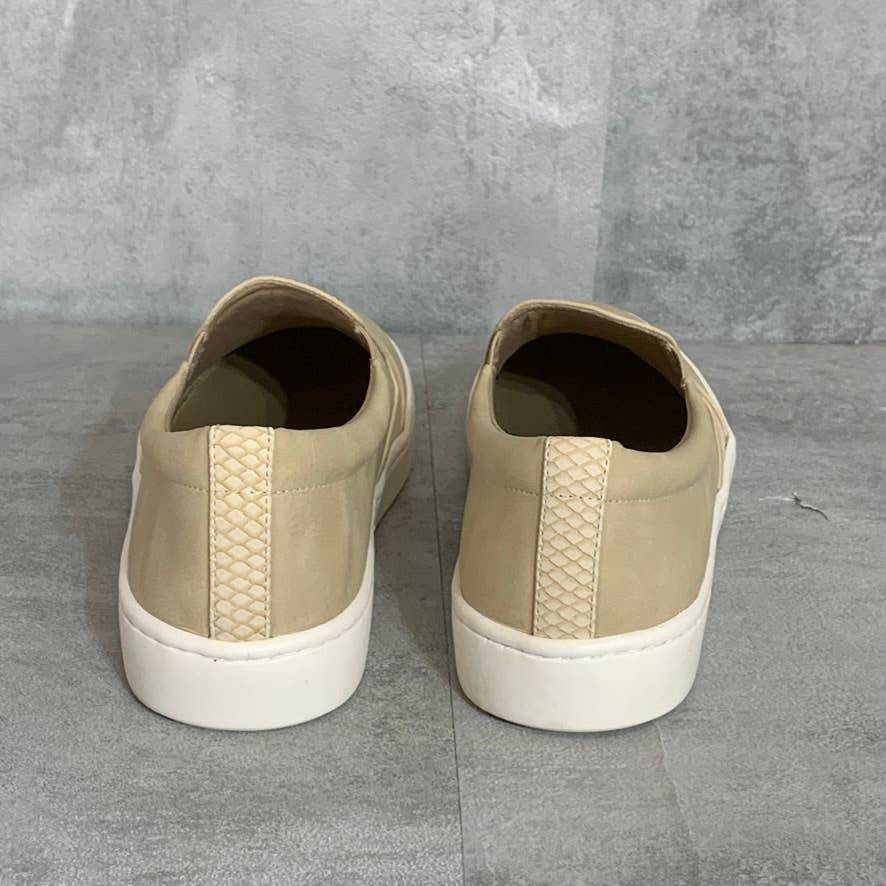 EASY STREET Sport Sand/Sand Snake Gore Suave Slip-On Casual Sneakers SZ 8