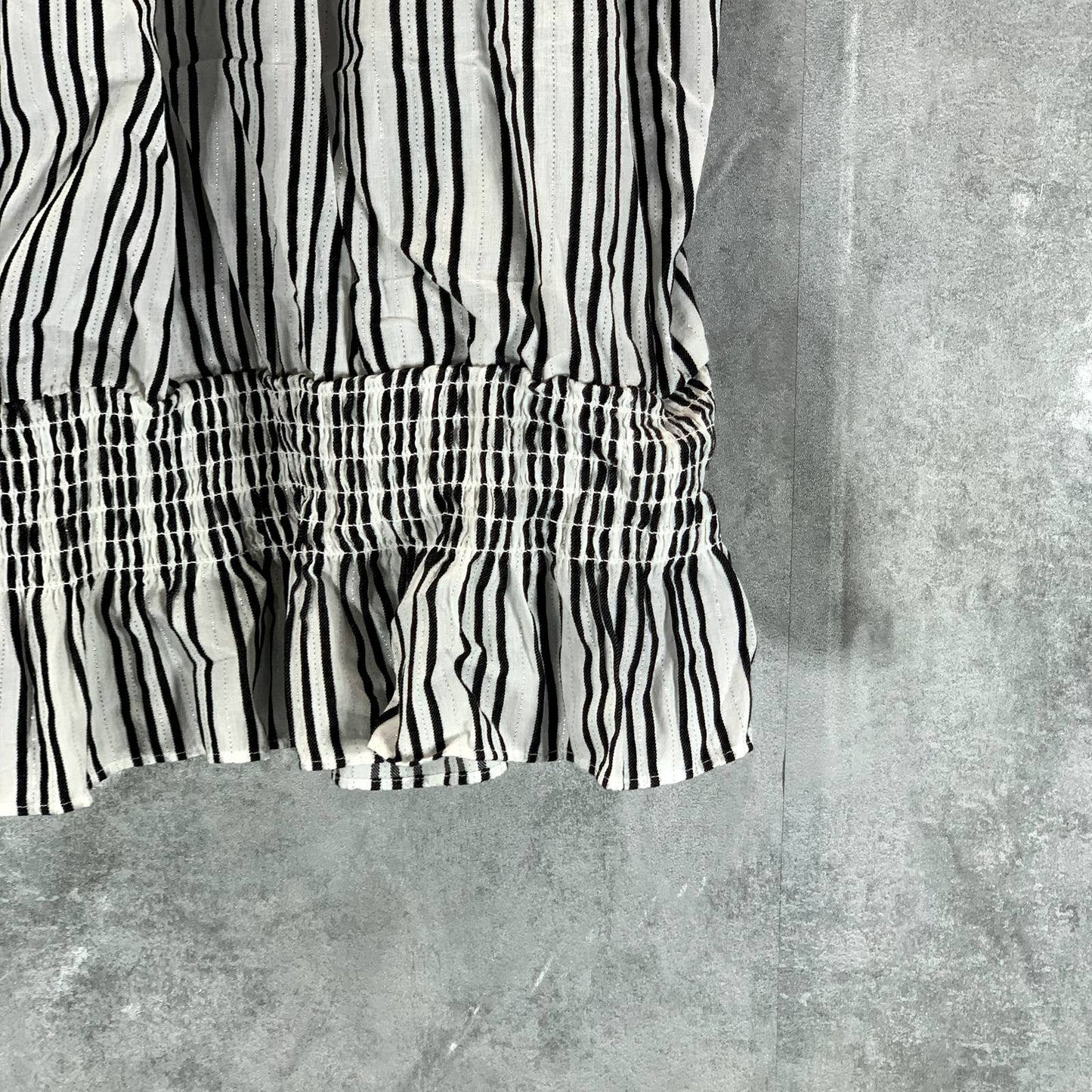 INC INTERNATIONAL CONCEPTS Women's Black-White Striped Sleeveless Halter Top SZM