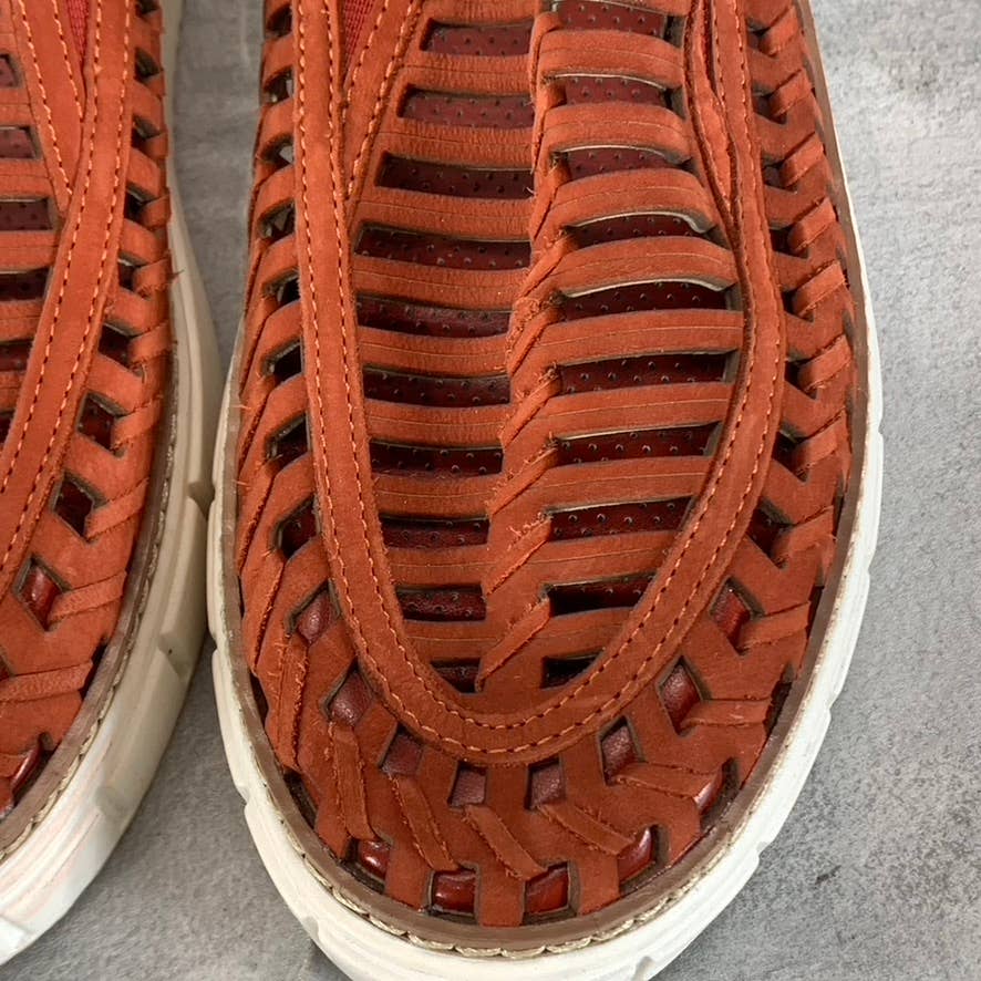 VINCE CAMUTO Women's Rust Romeena Cutout Platform Slip-on Sneakers SZ 8