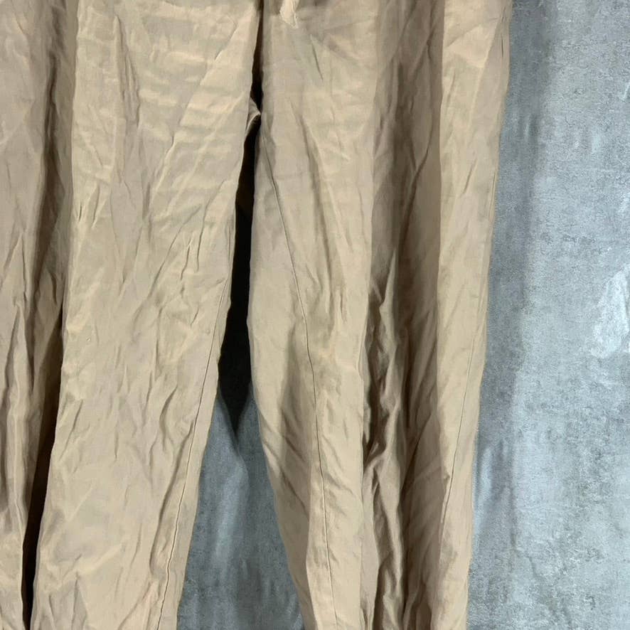 INC INTERNATIONAL Women's Toasted Twine Belted Frayed-Hem Culottes Pants SZ 4