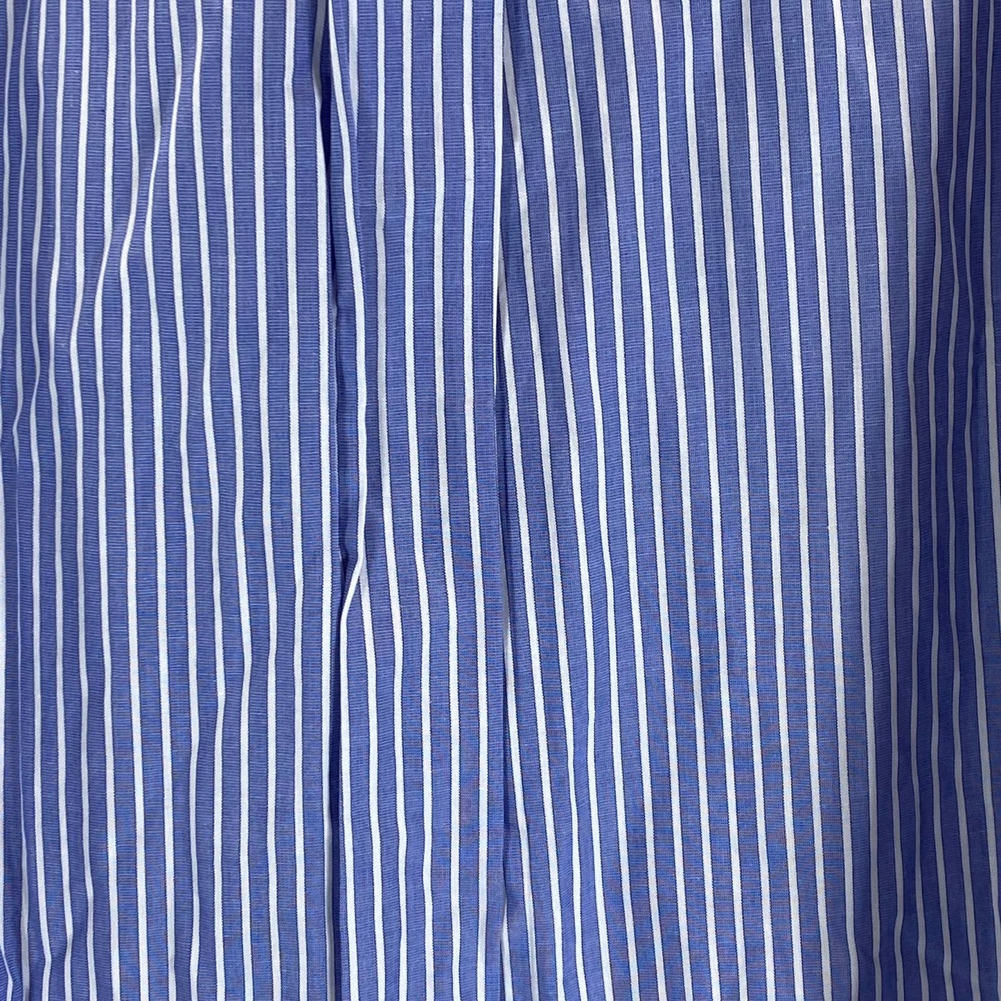 CLUB ROOM Men's Blue Striped Regular-Fit Button-Up Dress Shirt SZ 17 32/33