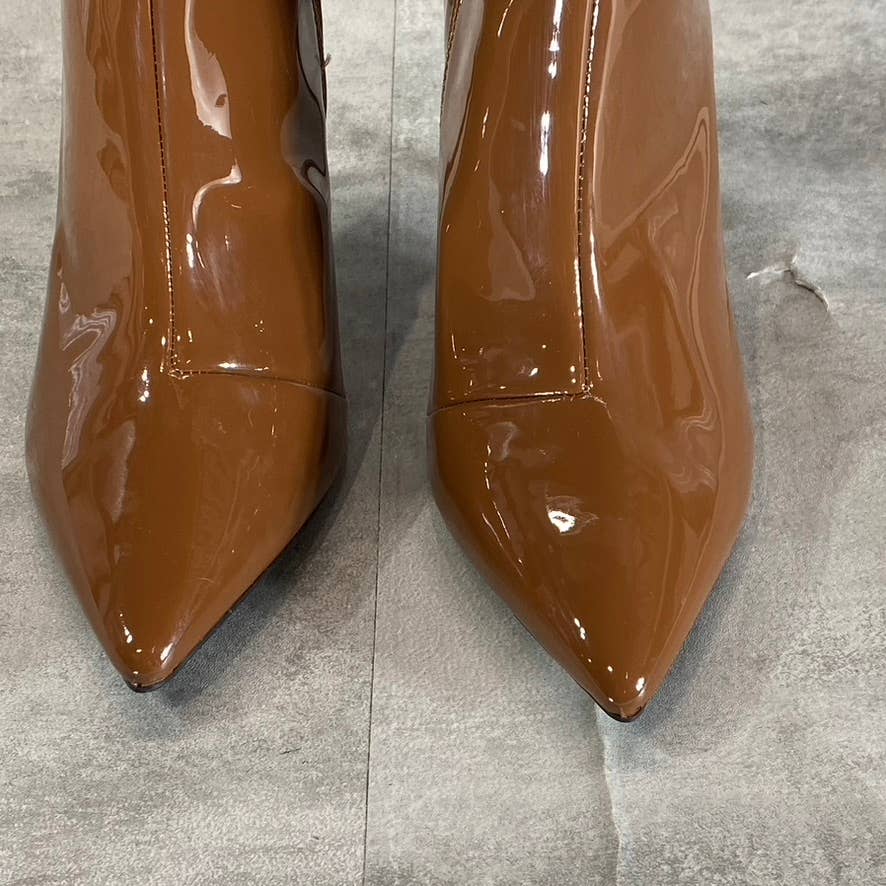 INC INTERNATIONAL CONCEPTS Women's Cognac Rajel Knee-High Pointed-Toe Boots SZ10