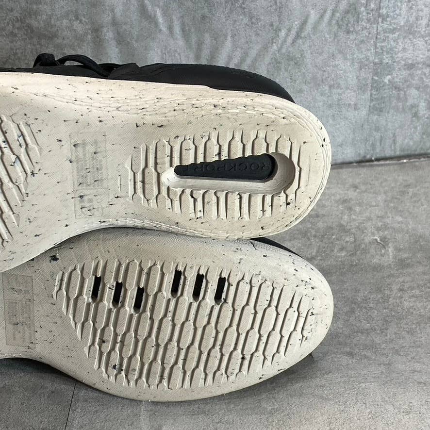 ROCKPORT Women's Black Knit TruFLEX Fly Washable Bungee Slip-On Sneakers SZ 9.5