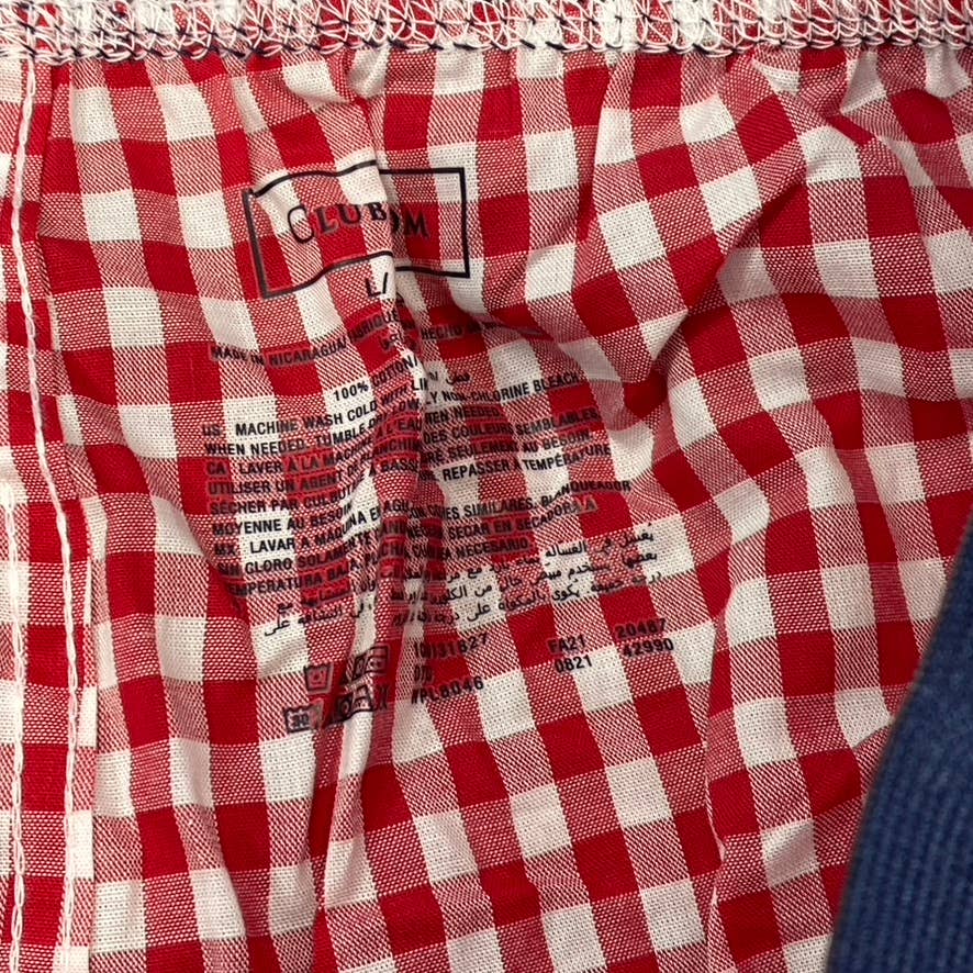 Men's Blue/Red Multi Brand Mixed Briefs SZ L