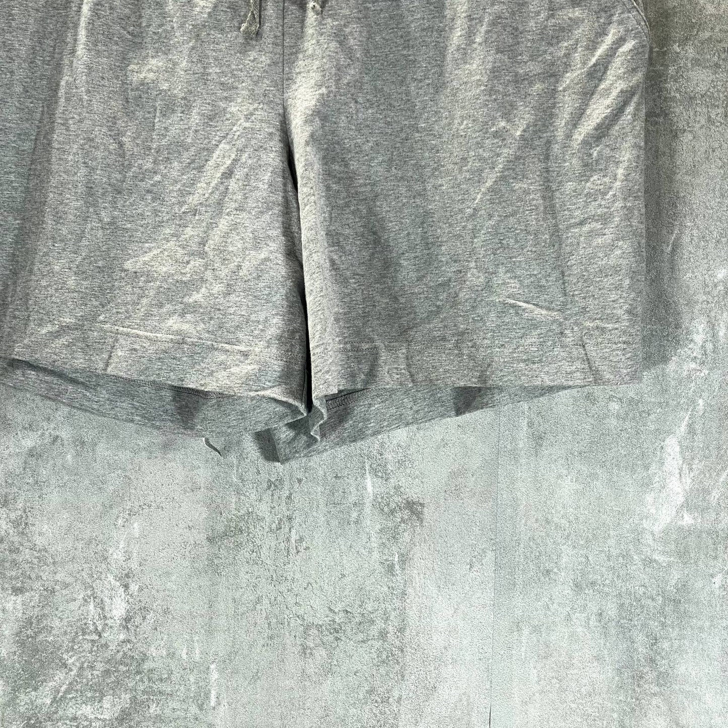 KAREN SCOTT Women's Petite Smoke Grey Heather Drawstring Pull-On Pants SZ P/XL