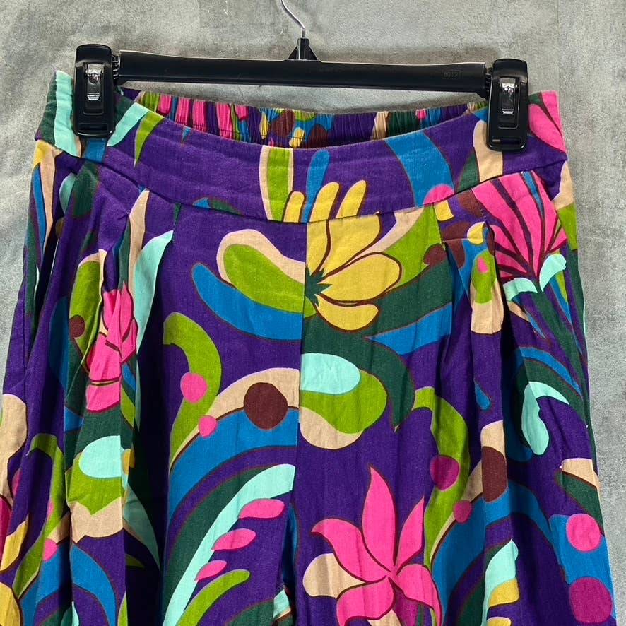 INC INTERNATIONAL CONCEPTS Women's Multi Printed High-Rise Wide-Leg Pants SZ 2