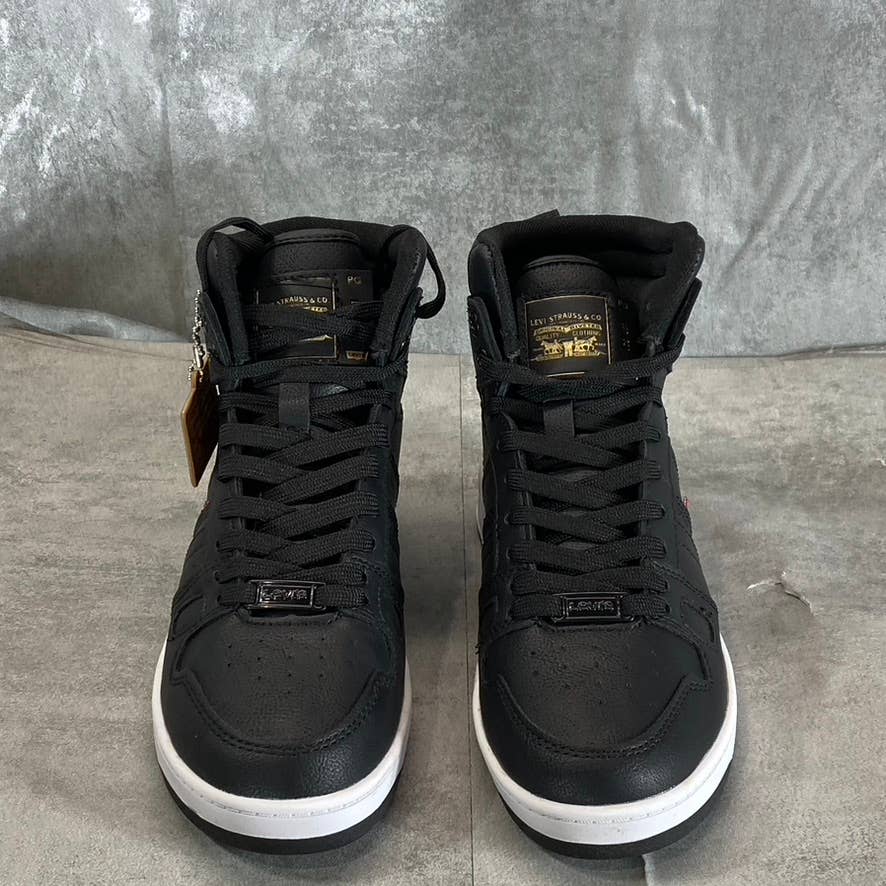 LEVI'S Women's Black BB HI Perf UL High-Top Lace-Up Sneakers SZ 6