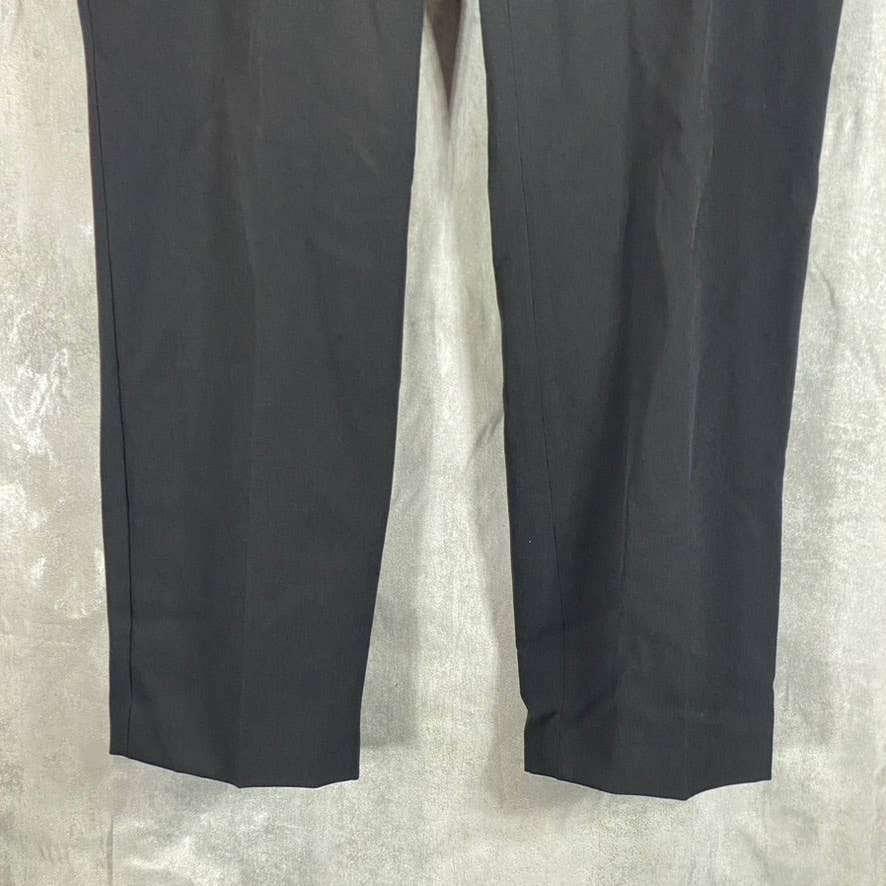 LE SUIT Women's Black Solid Mid-Rise Slim-Leg Suit Pants SZ 16