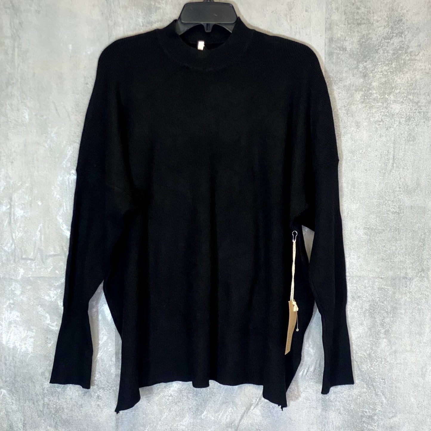 DREAMERS BY DEBUT Women's Black Oversized High Neck Pullover Sweater SZ L