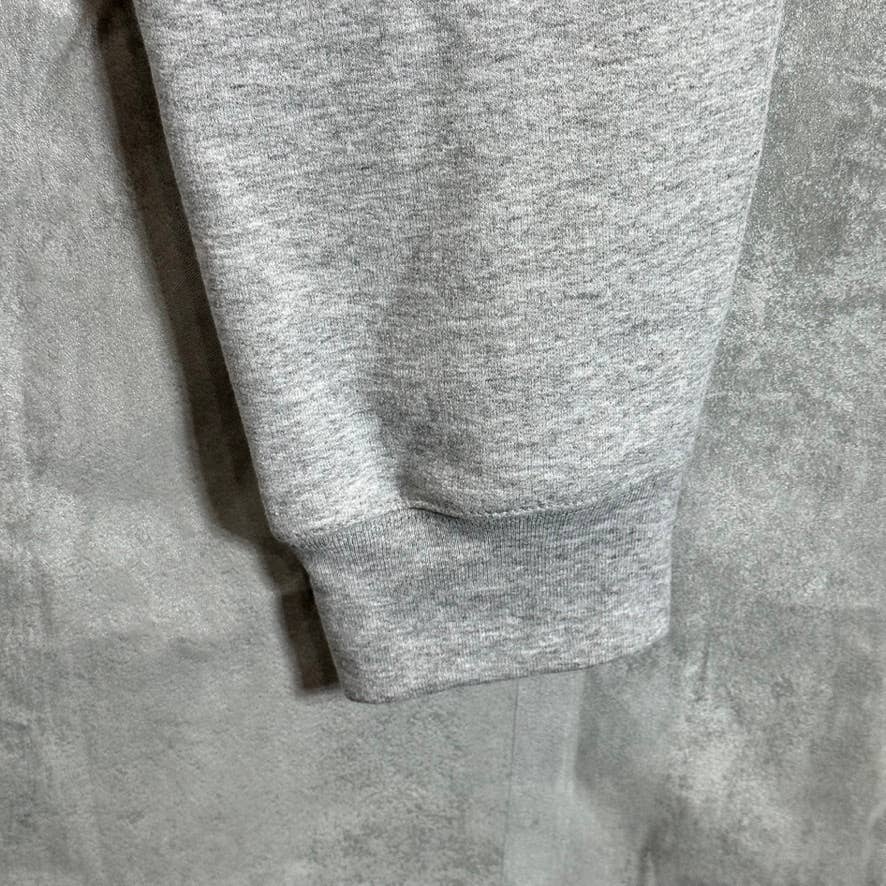 CHAMPION Women's Oxford Grey Powerblend Fleece Drawstring Waist Joggers SZ M