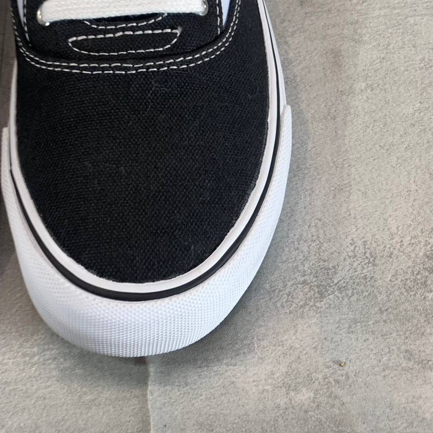 LEVI'S Women's Black/White Naya Court Canvas Ultra Suede Skate Sneakers SZ 8