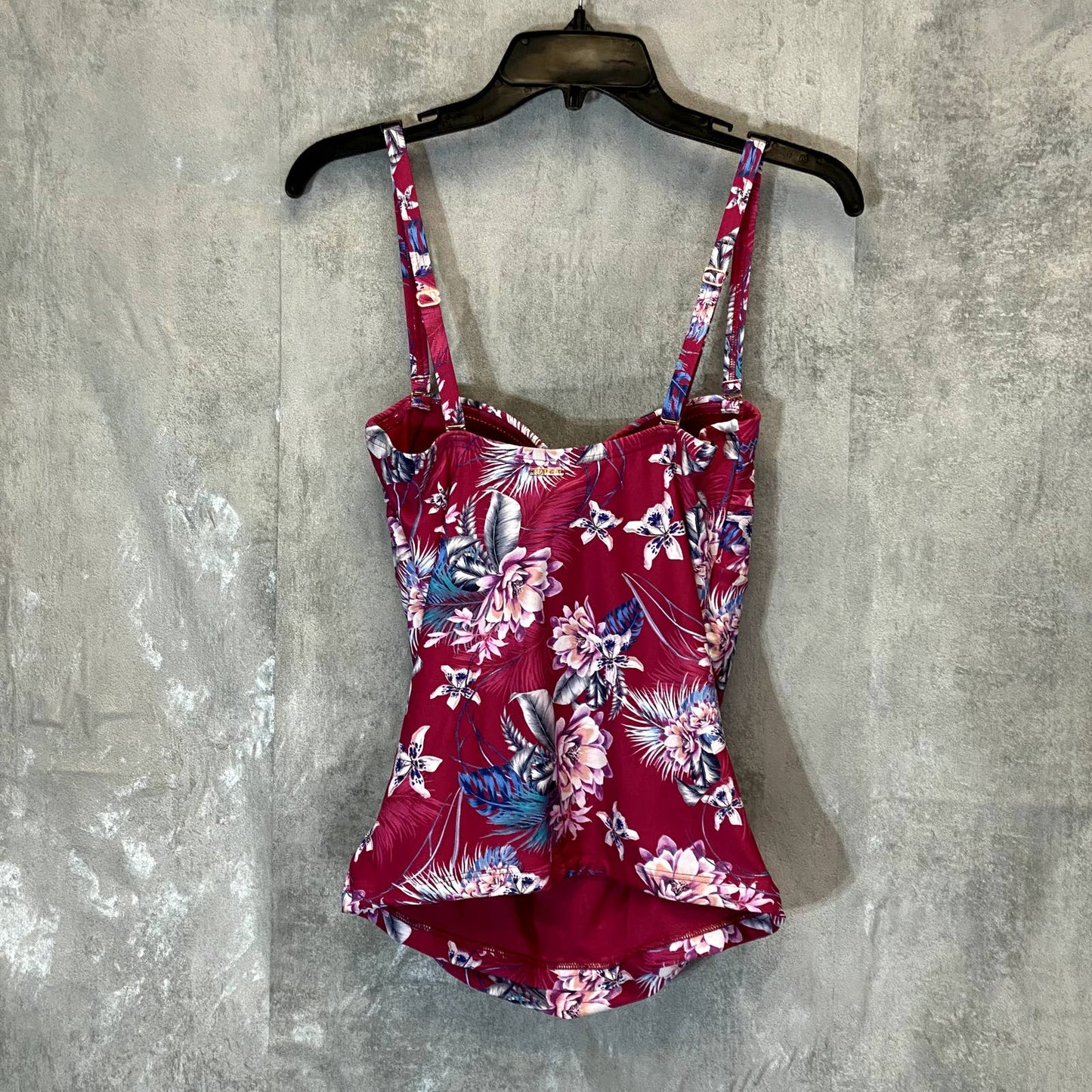 SEA LEVEL AUSTRALIA Women's Rose Bahamas Twist Front Bandeau Tankini SZ 8