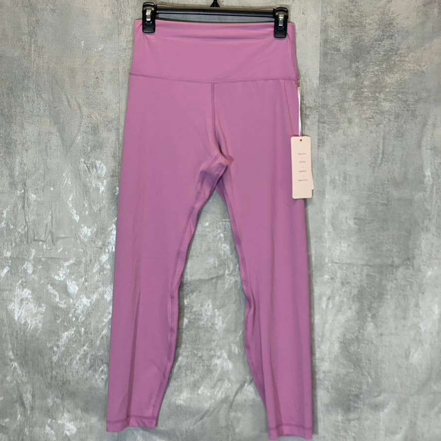 LOVE TREE Women's Pink 4-Way Stretch Wide Waistband Pull-On Leggings SZ L