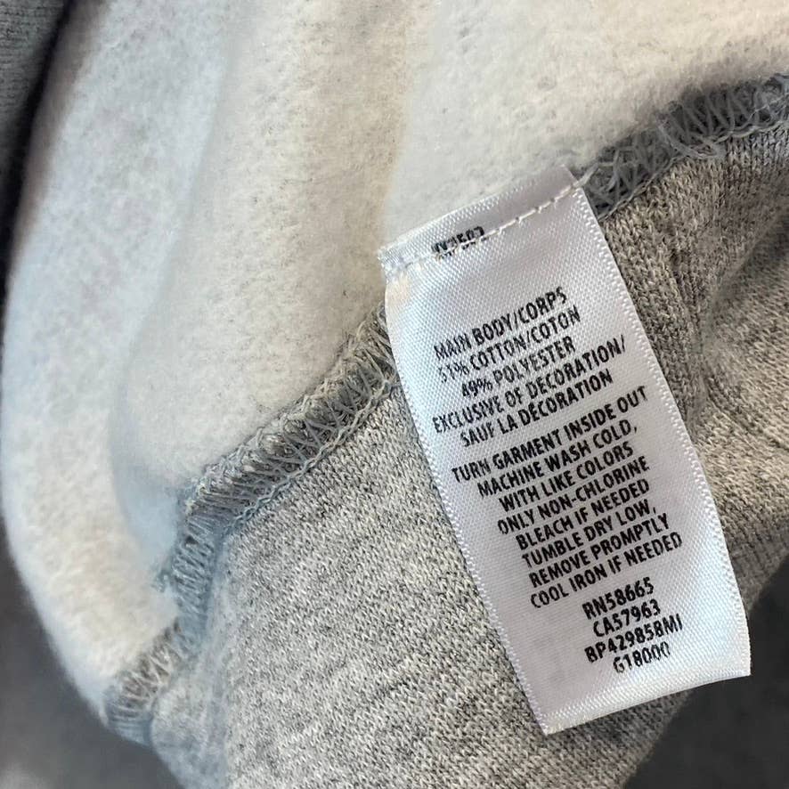 BP. Women's Gray Ying Yang Lover Graphic Crewneck Pullover Sweater SZ L