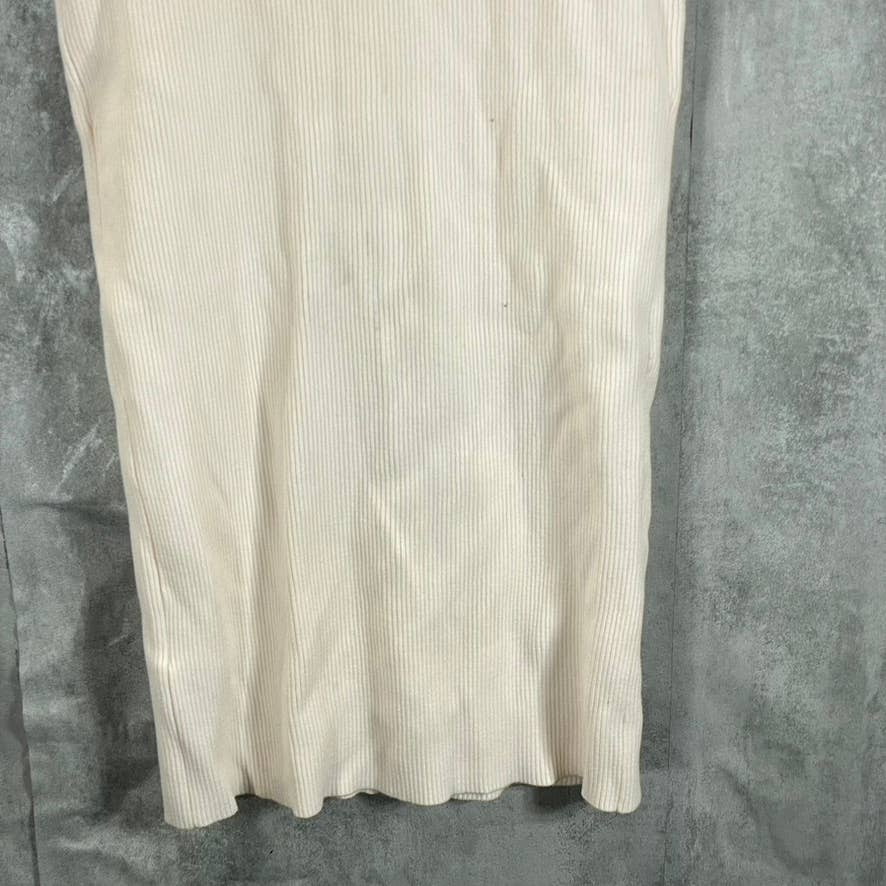 GUESS Women's Ocean Salt Lana Button-Front Bodycon Midi Dress SZ M