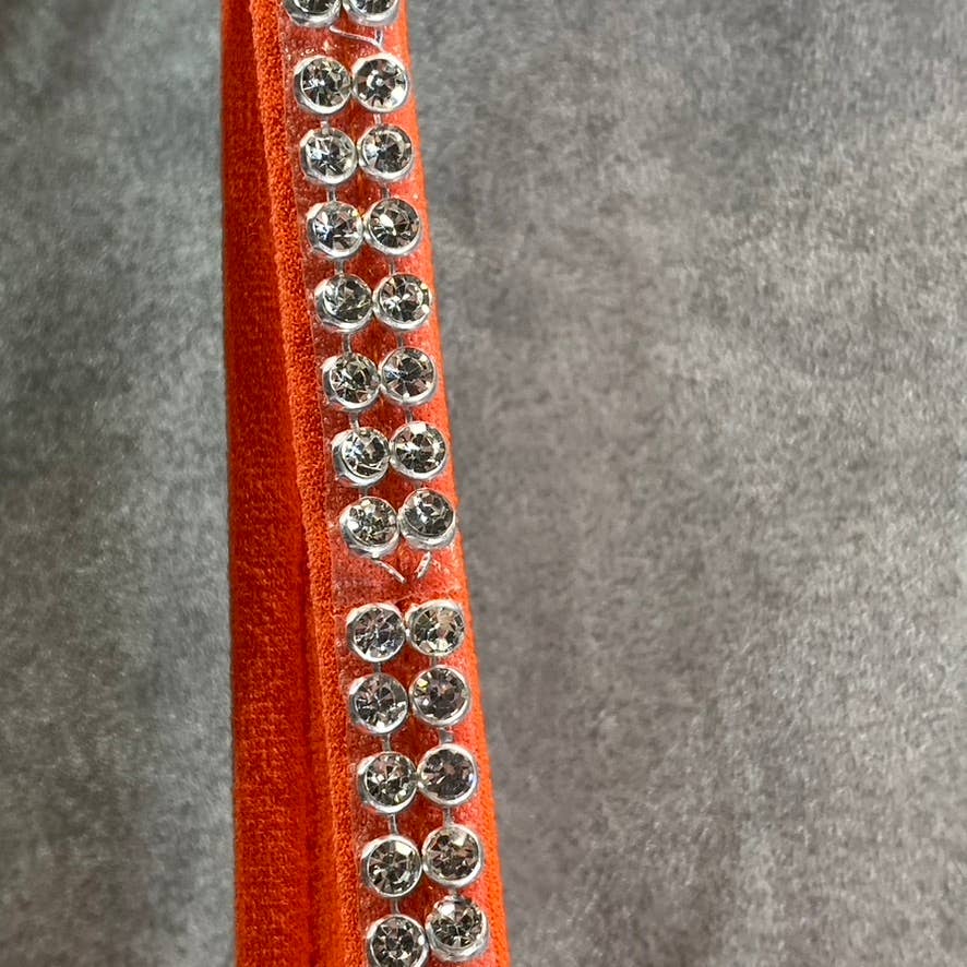 AQUA FORMAL Women's Orange Scuba Side Cutout Embellished Strap Sheath Mini Dress