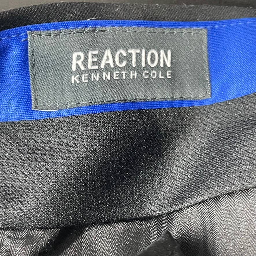 REACTION KENNETH COLE Men's Black Techni-Cole Slim-fit Dress Pants SZ 38X30