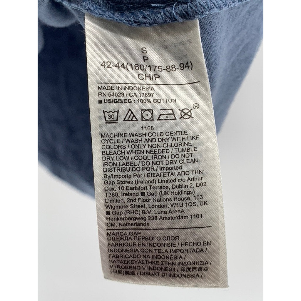 GAP Women's Bainbridge Blue Crewneck T-Shirt SZ S