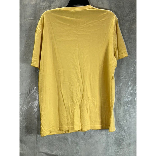 AMERICAN EAGLE Men's Yellow Crewneck Super Soft Standard-Fit T-Shirt SZ L