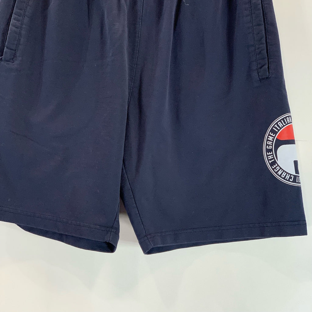 FILA Men's Navy Change The Game Sportwear Drawstring Pull-On Shorts SZ L