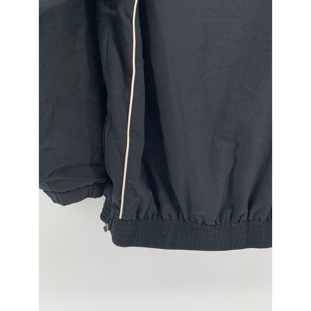 RUSSELL Men's Black Mckendree University V-Neck Long Sleeve Windbreaker SZ M