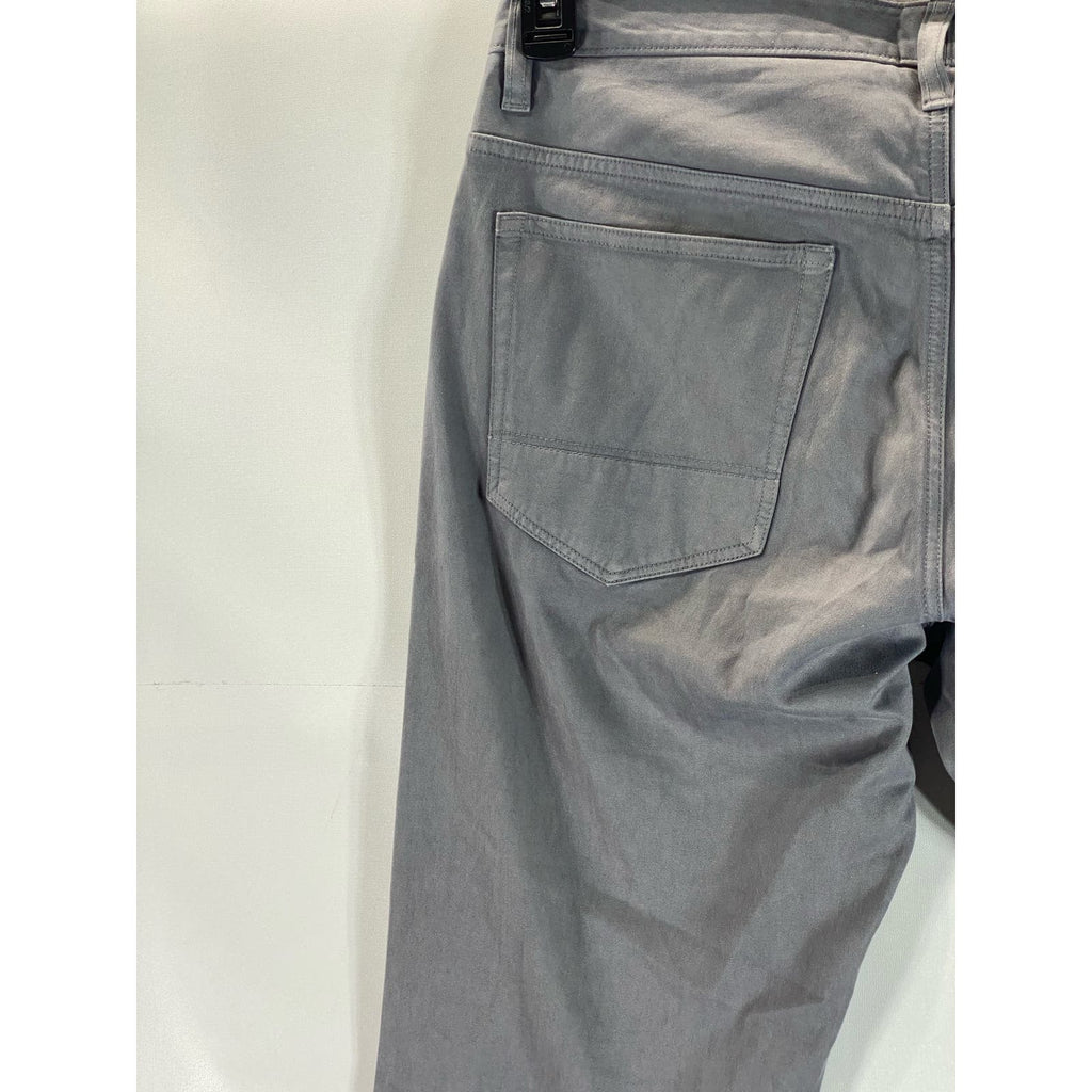 UNTUCKIT Men's Kenzo Gray Straight-Leg Pima Cotton Five-Pocket Jean SZ 32X32