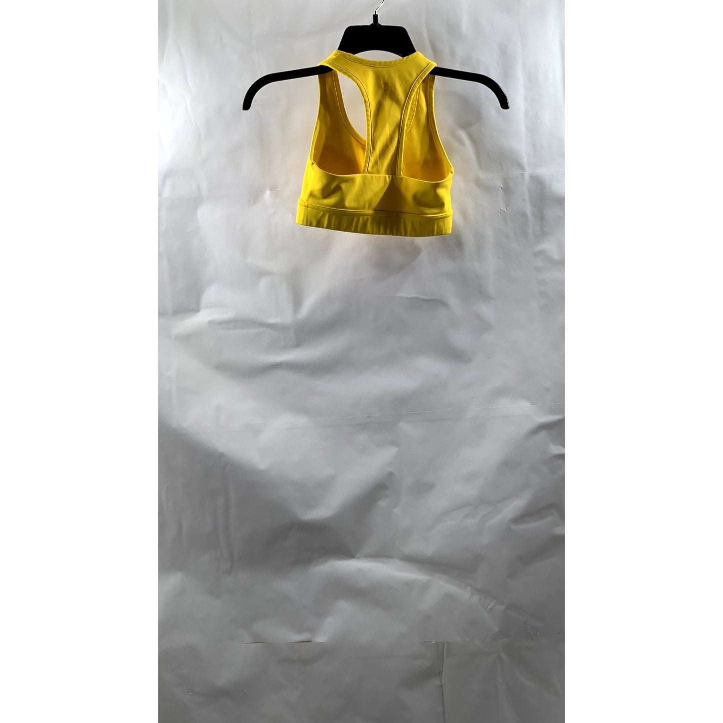 ALL ACCESS Women's Yellow Racerback Pullover Sports Bra SZ XS