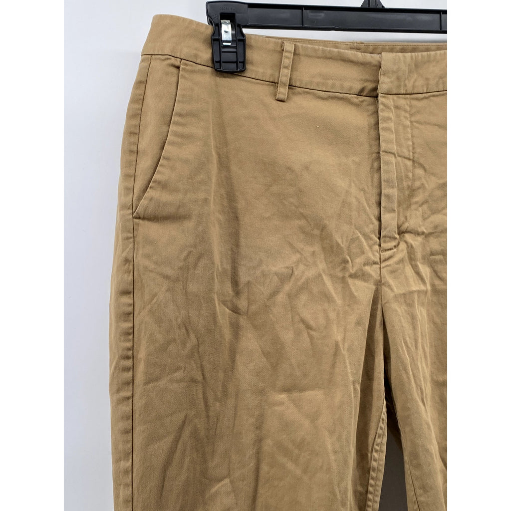 SCOTCH & SODA Maison Scotch Women's Khaki Bell Slim-Fit Chino Pants SZ 29/32