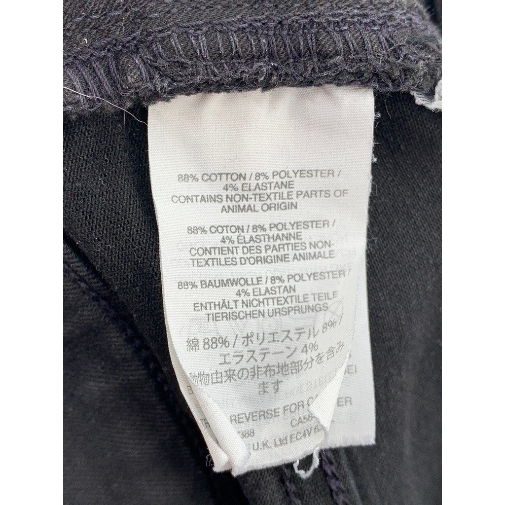 MADEWELL Women's Black Petite 9" High-Rise Skinny Jeans SZ 26S