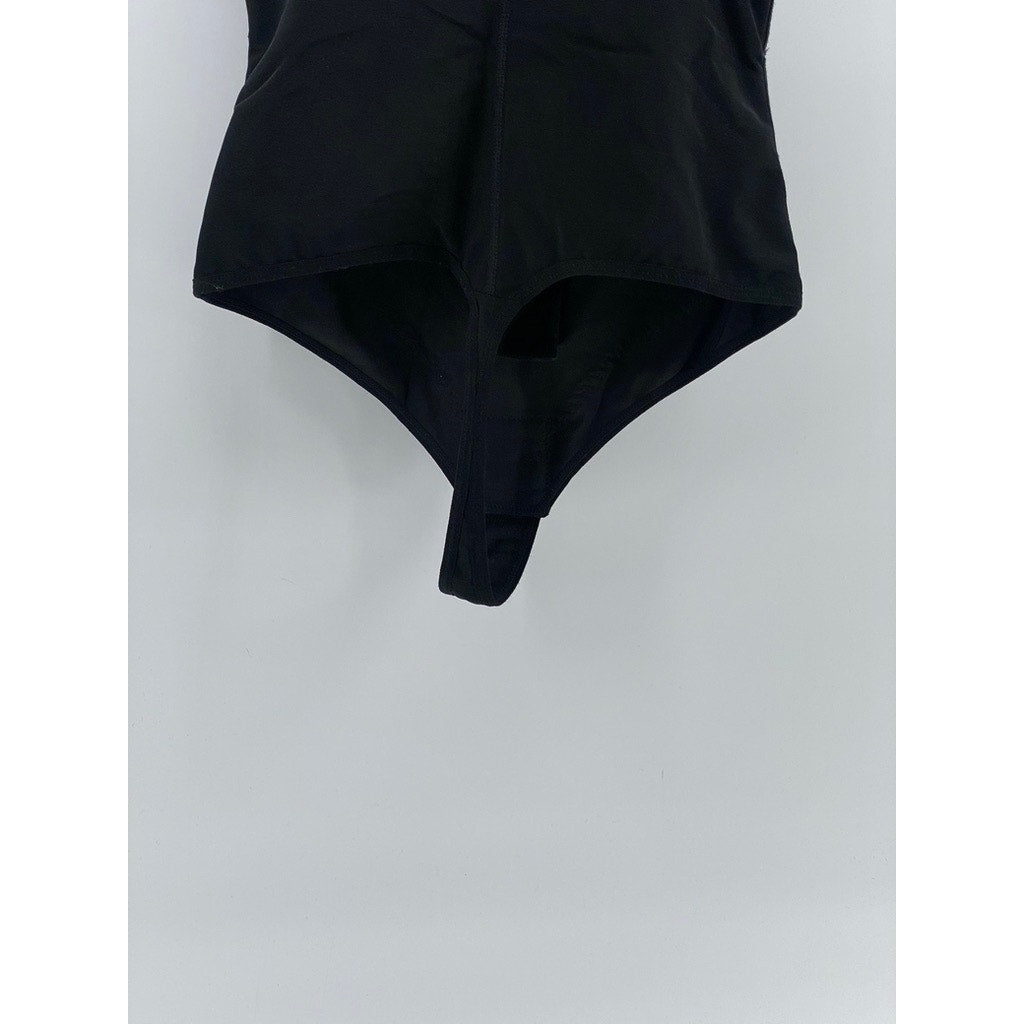 UNBRANDED Women's Removable Strap Pull-On Bodysuit Shapewear SZ M
