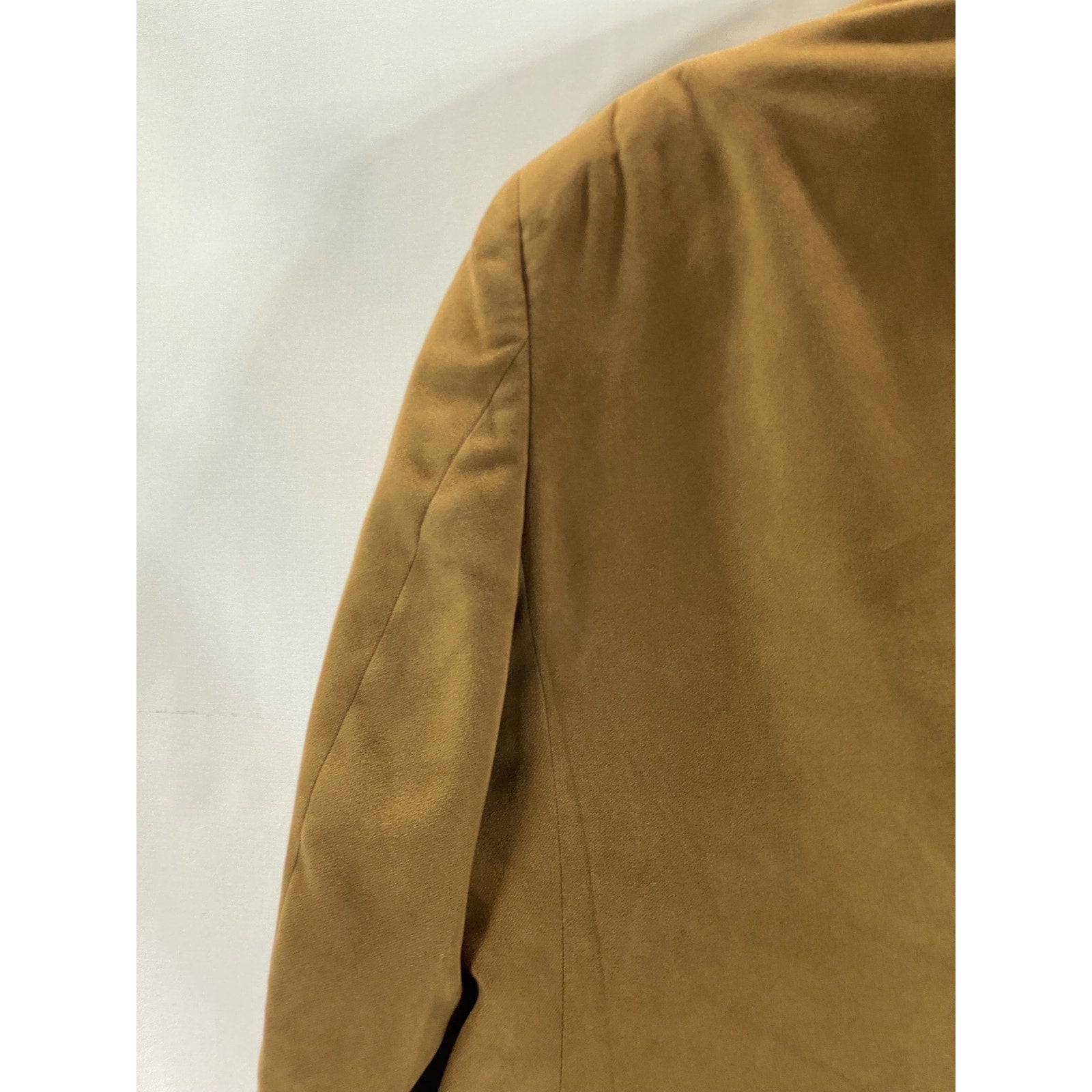 ANDREW FEZZA Men's Brown Short Three-Button Notch Lapel Blazer SZ 40S
