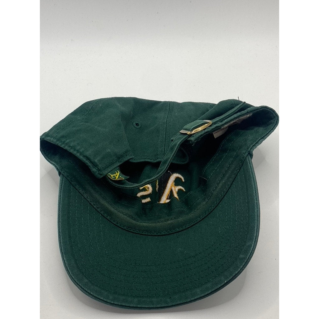 47’ BRAND Women’s Green-Yellow Embroidered A’s Adjustable Hat SZ OS